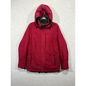 Forecaster of Boston Coat Winter Jacket Hooded Insulated Winter‎ Size Small Red